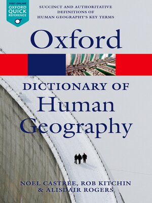 cover image of A Dictionary of Human Geography